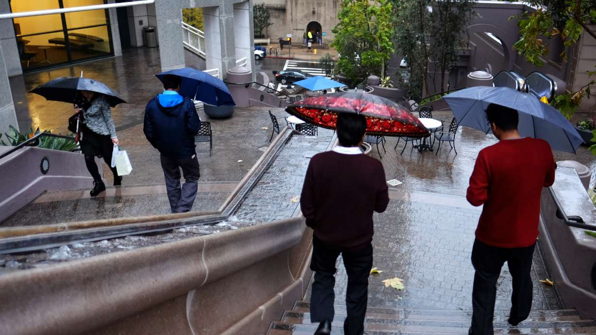 LA tries to cope with rain in a place where rain is rare