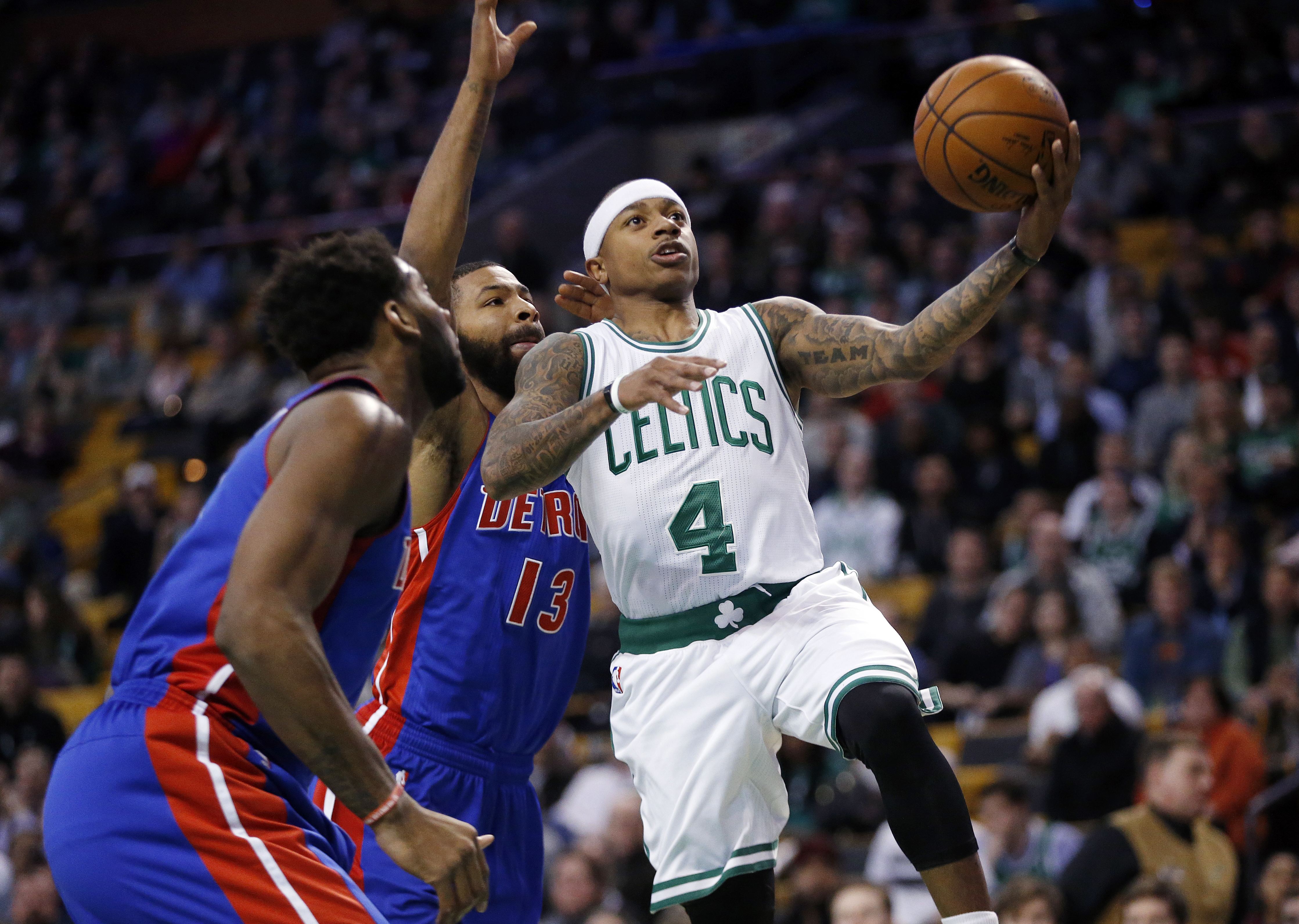 Reggie Jackson's 24 points lead Pistons past Celtics, 99-94