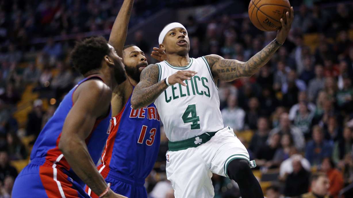 Reggie Jackson's 24 points lead Pistons past Celtics, 99-94