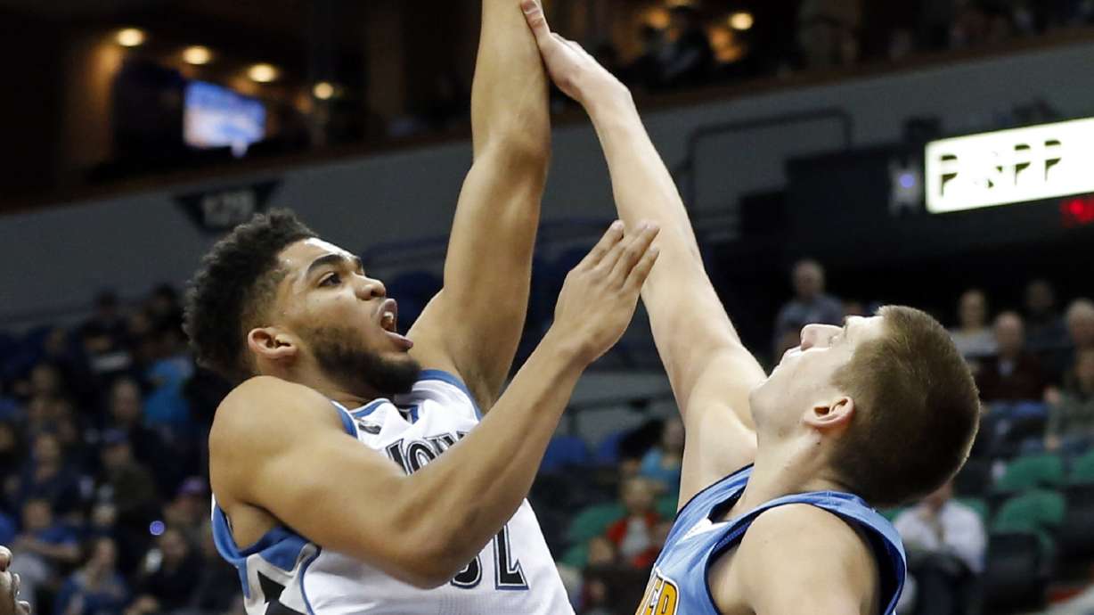 Gallinari, Nuggets snap 6-game skid with win over Wolves