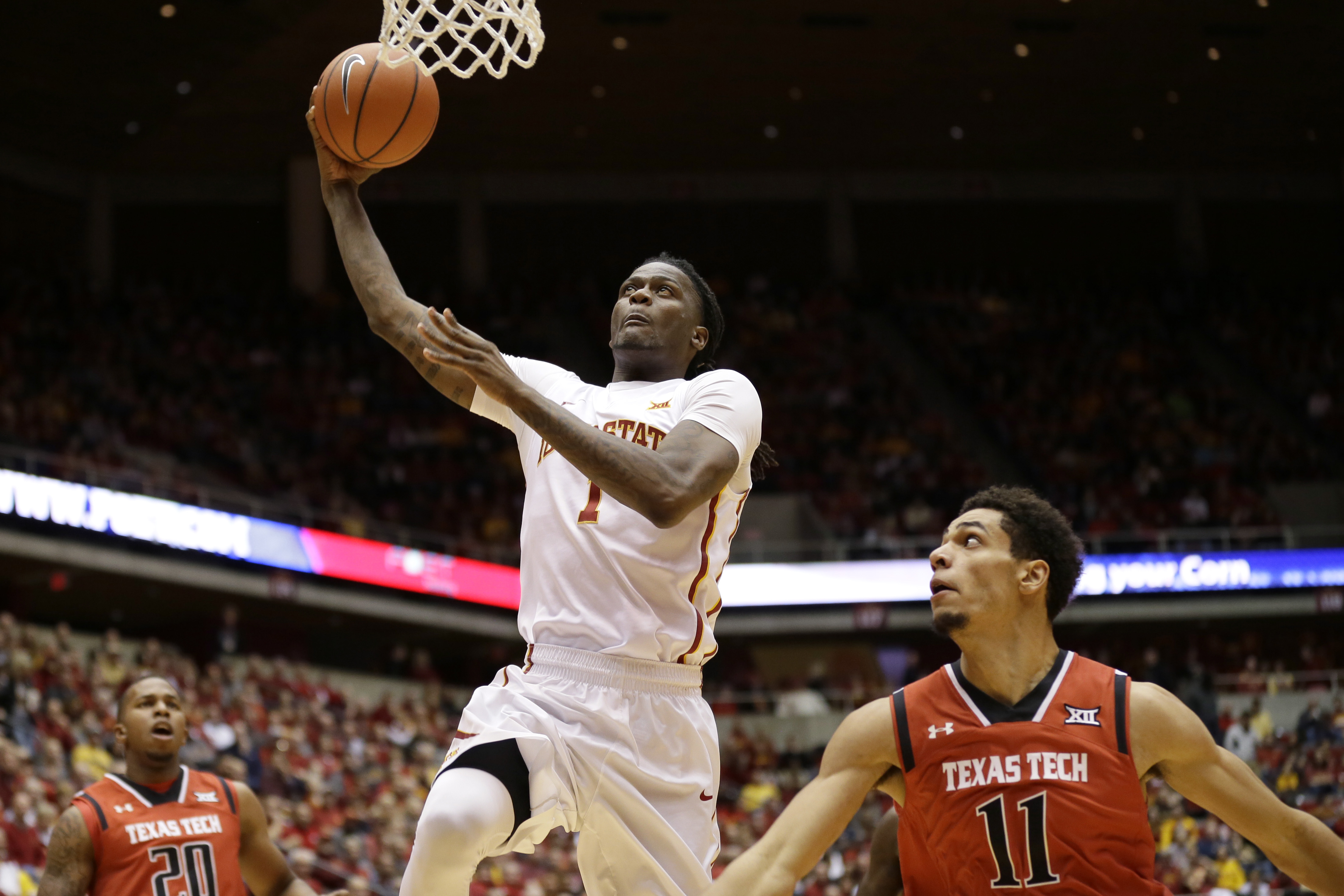 No. 13 Iowa State holds off Texas Tech 76-69