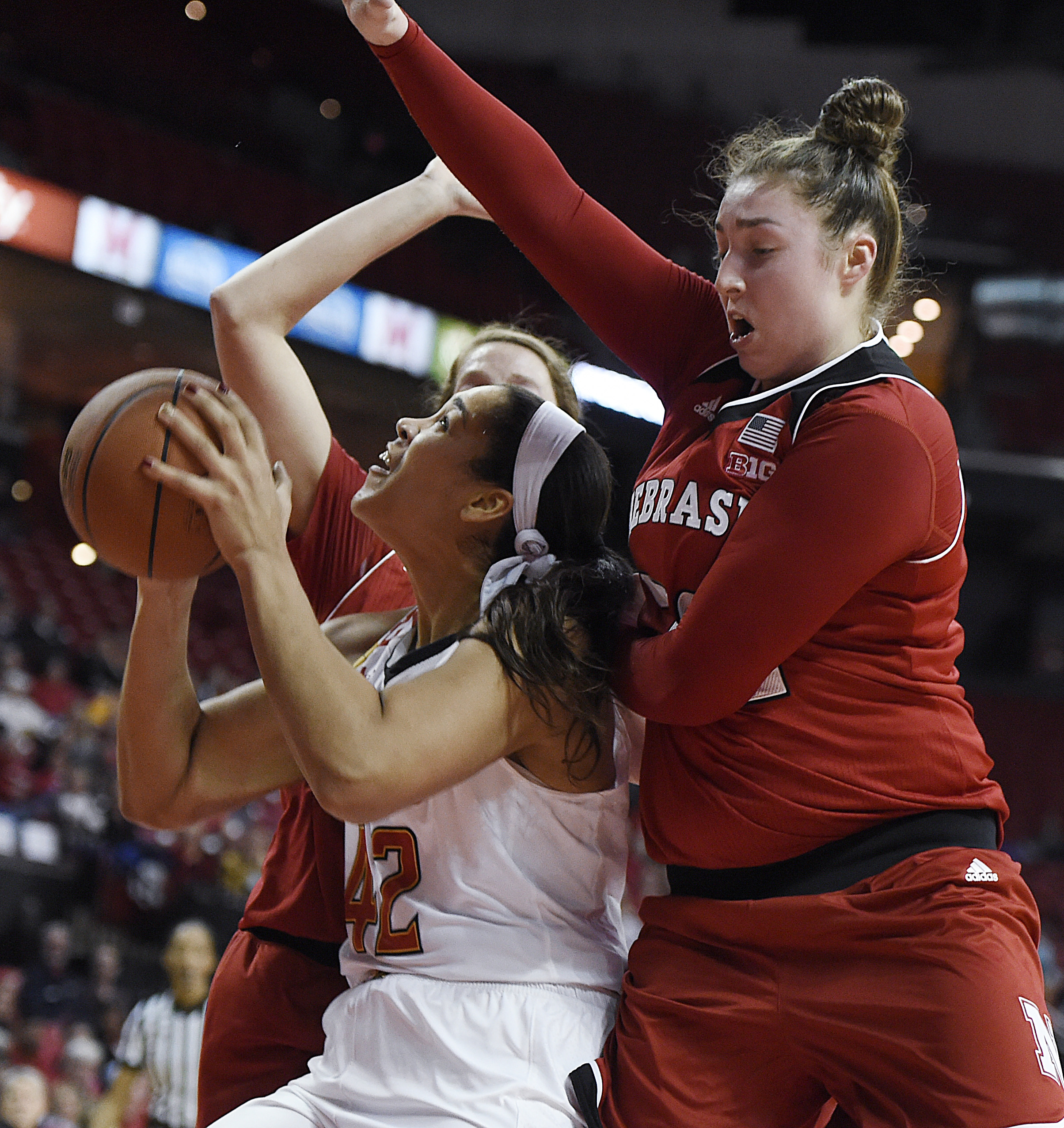 No. 8 Maryland women rout Nebraska 89-50