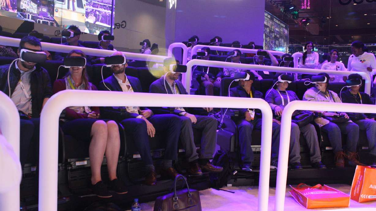 Virtual reality roller coaster wows CES attendees