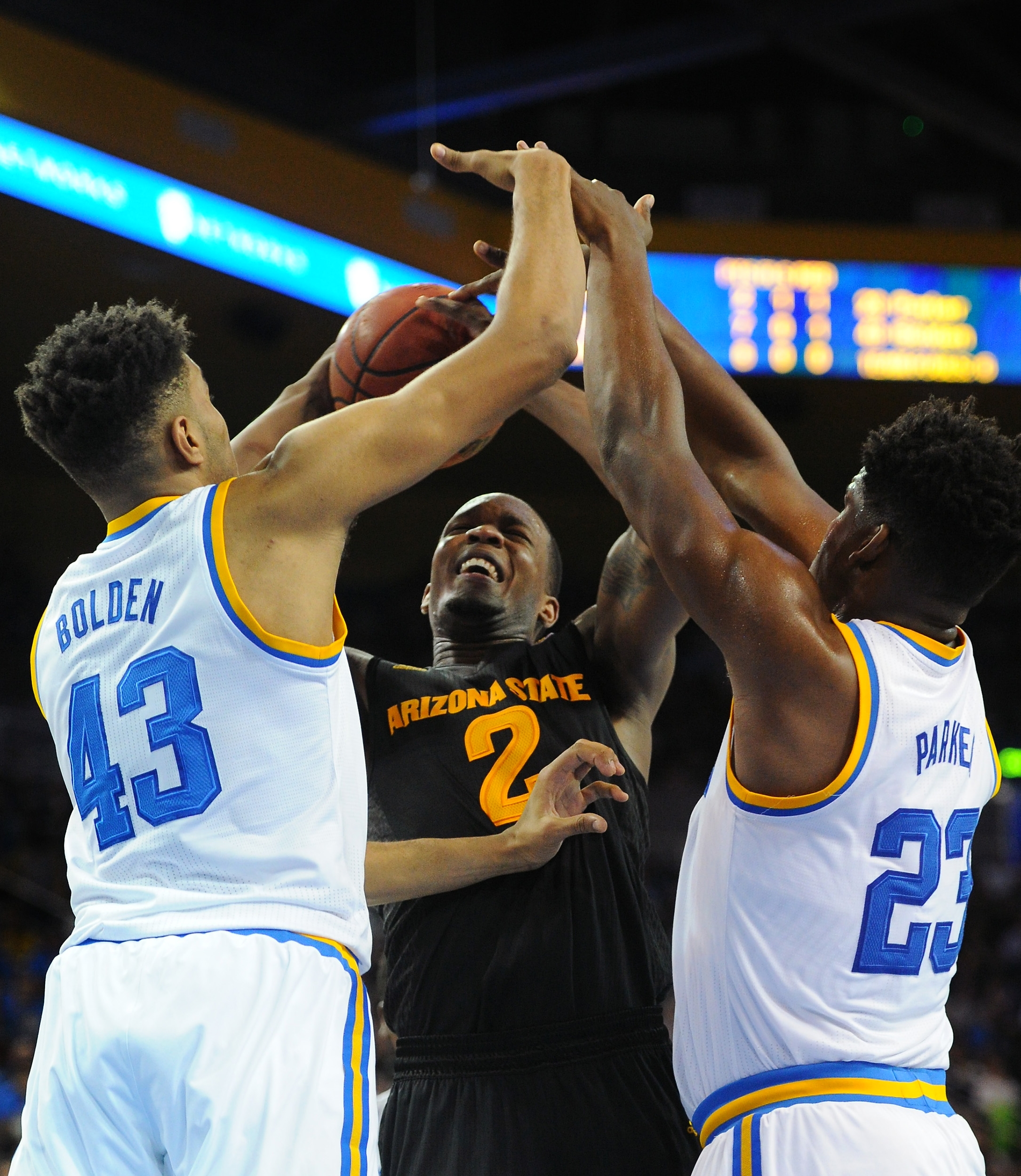 Holiday's 3-pointer sends UCLA past Arizona State, 81-74