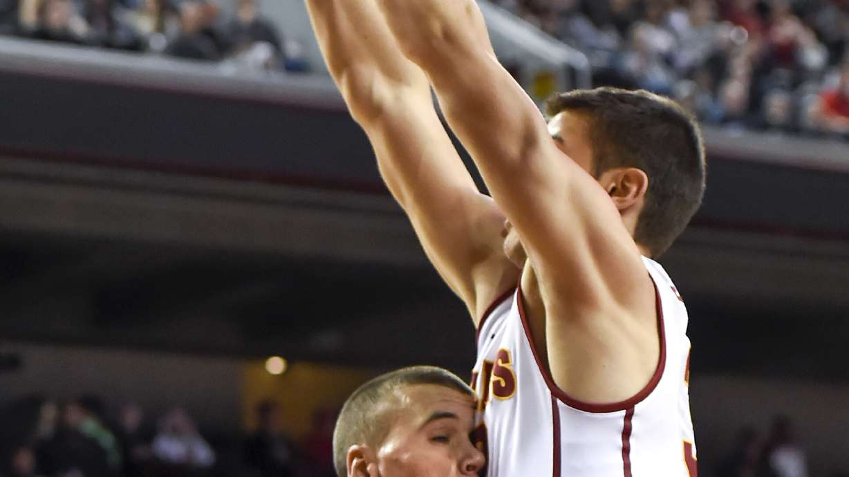 Southern California edges No. 7 Arizona 103-101 in 4 OTs