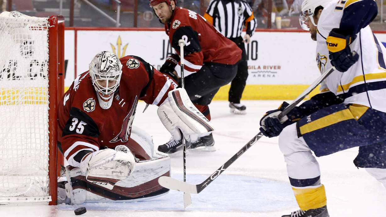 Domingue, Rieder lead Coyotes to 4-0 win over Predators