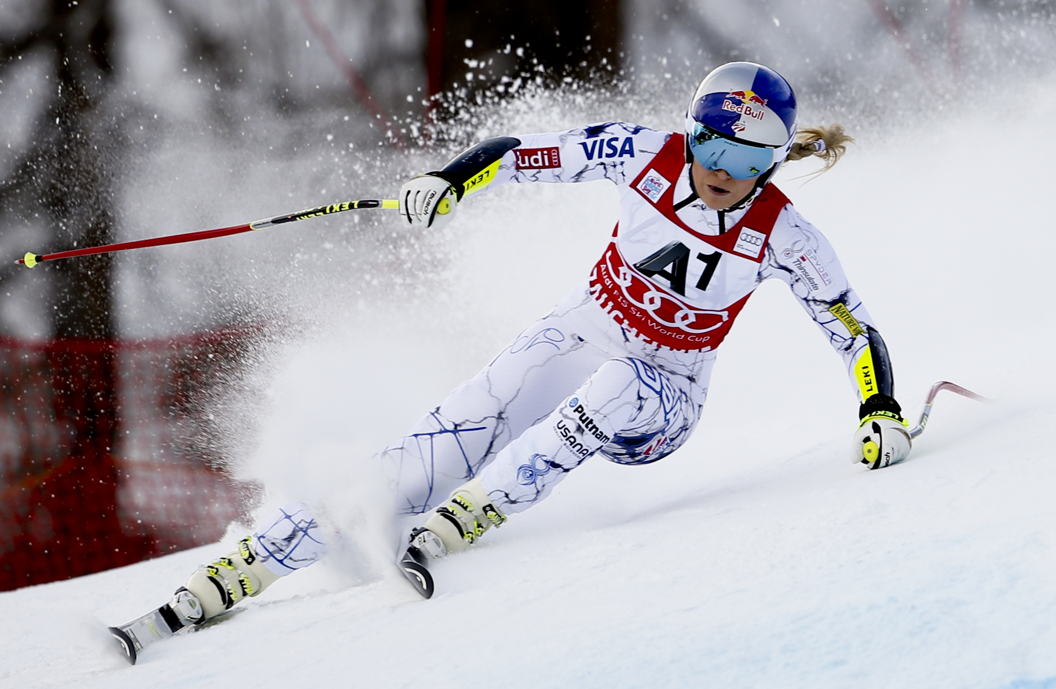 US skier Vonn wins super-G for 2nd World Cup win in 2 days