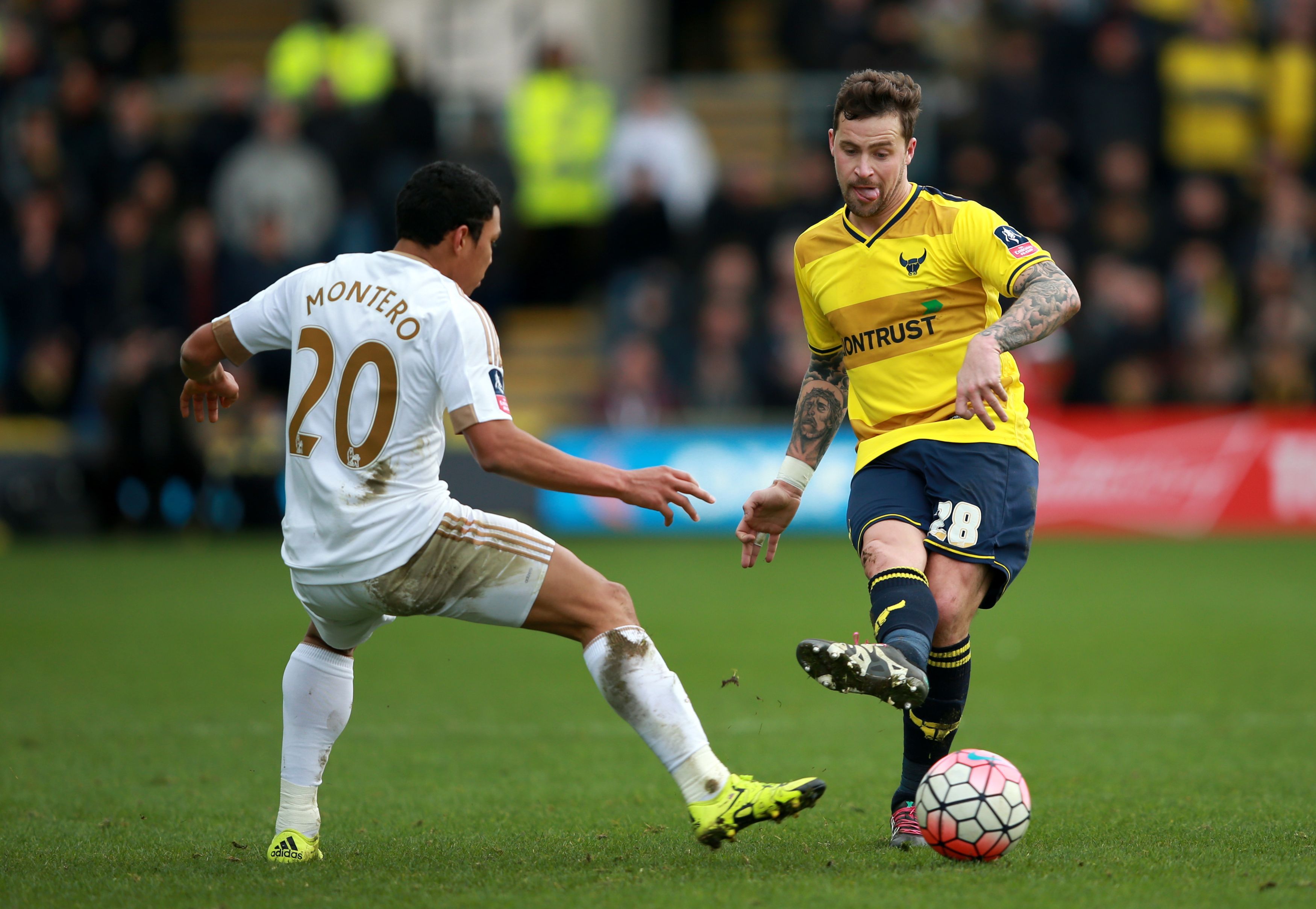 Swansea ousted in 1st big FA Cup shock, Spurs secure replay