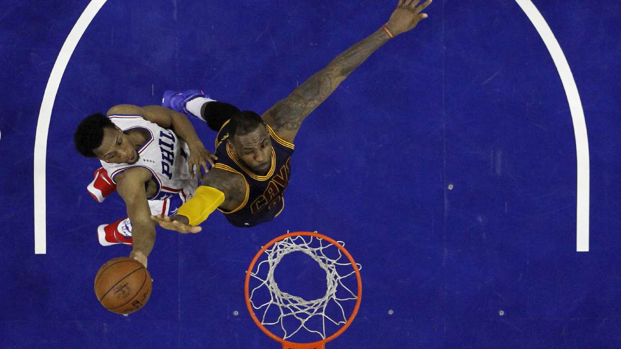 James scores 37, leads Cavaliers past 76ers 95-85