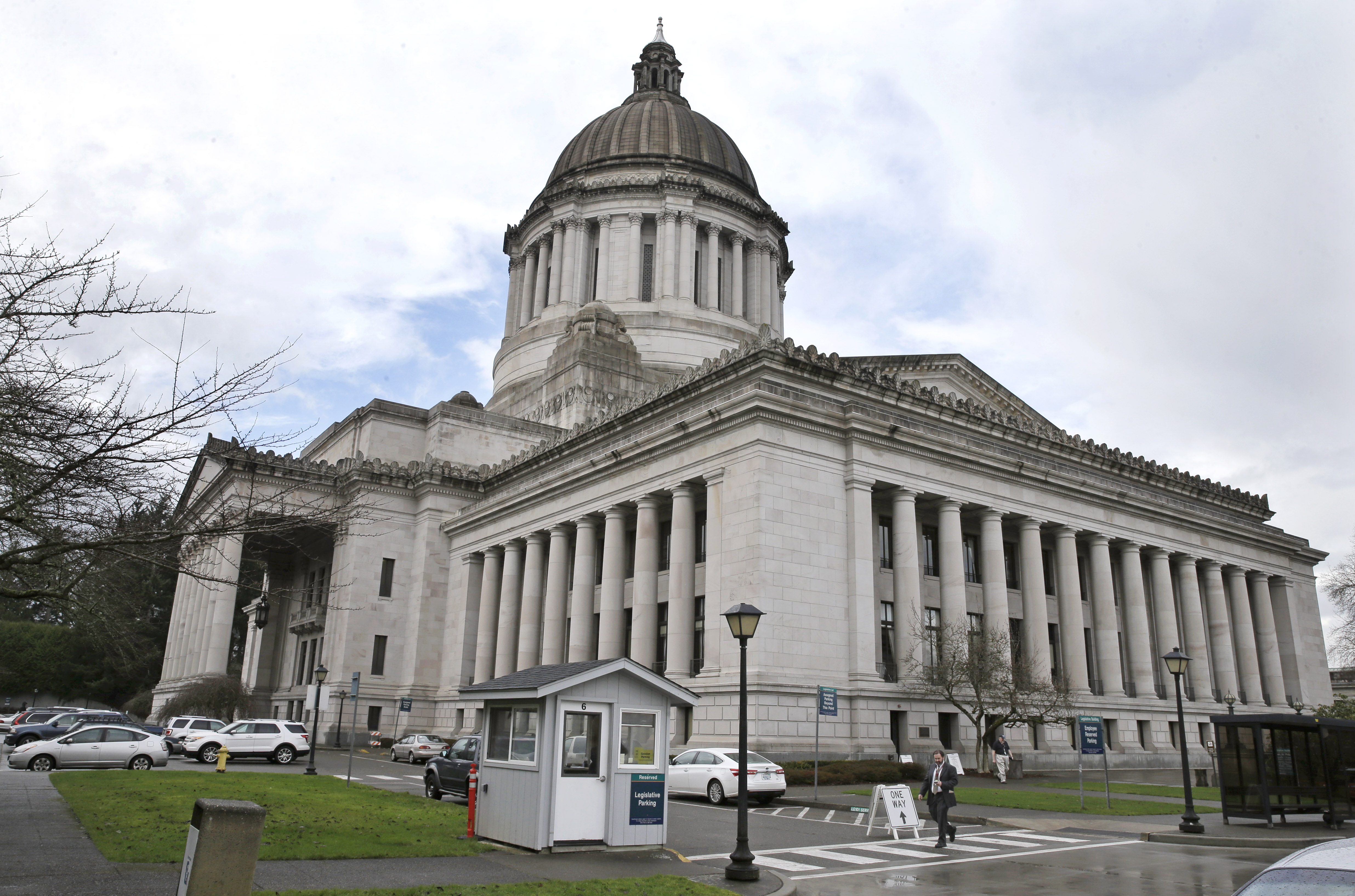 The Latest: Schools chief boycotts Inslee speech