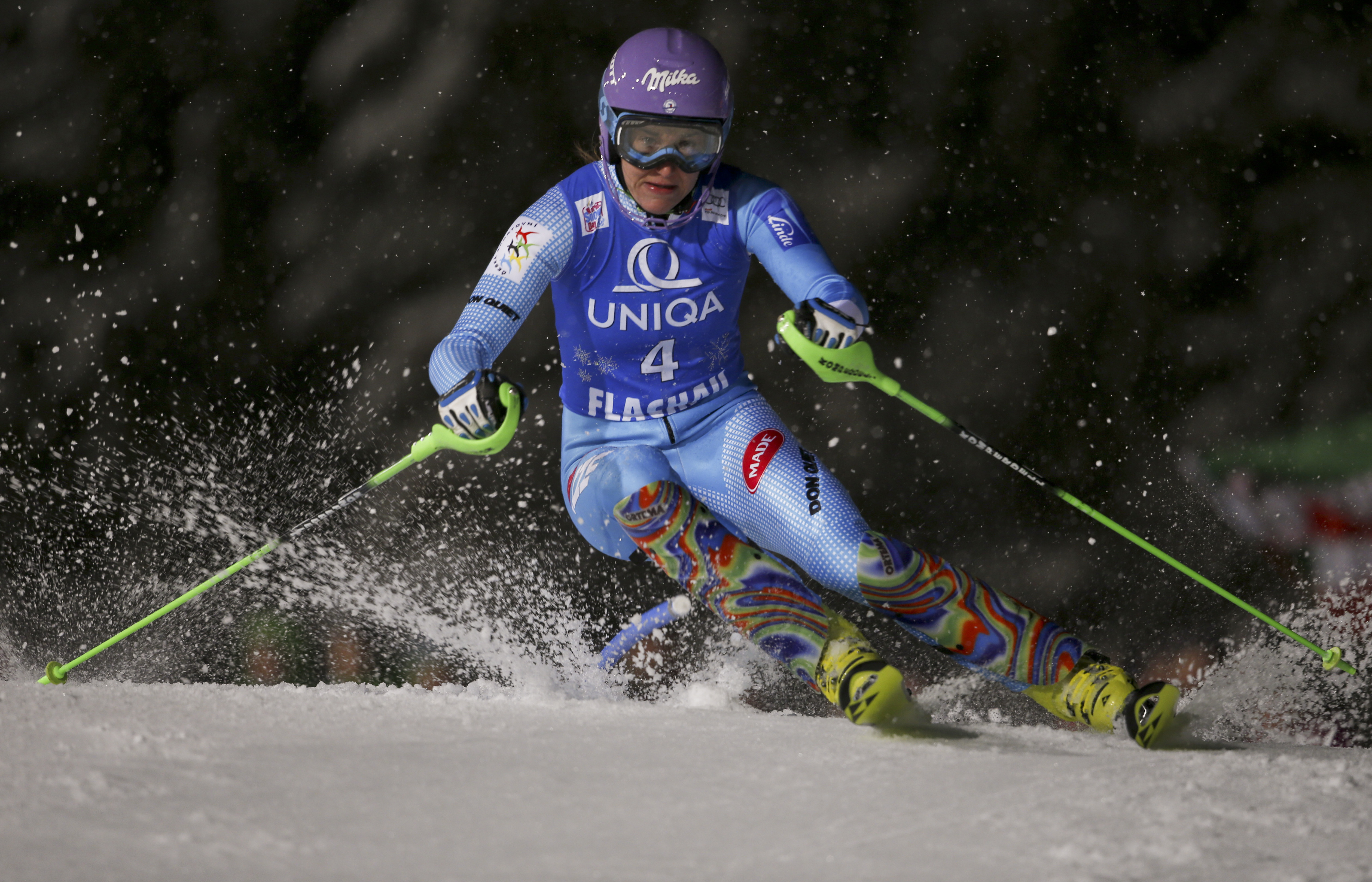 Slovak skier Velez Zuzulova wins WCup slalom for 3rd victory