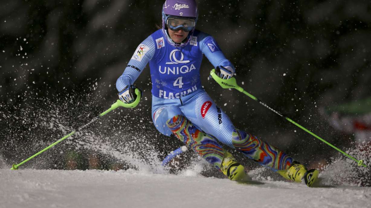 Slovak skier Velez Zuzulova wins WCup slalom for 3rd victory