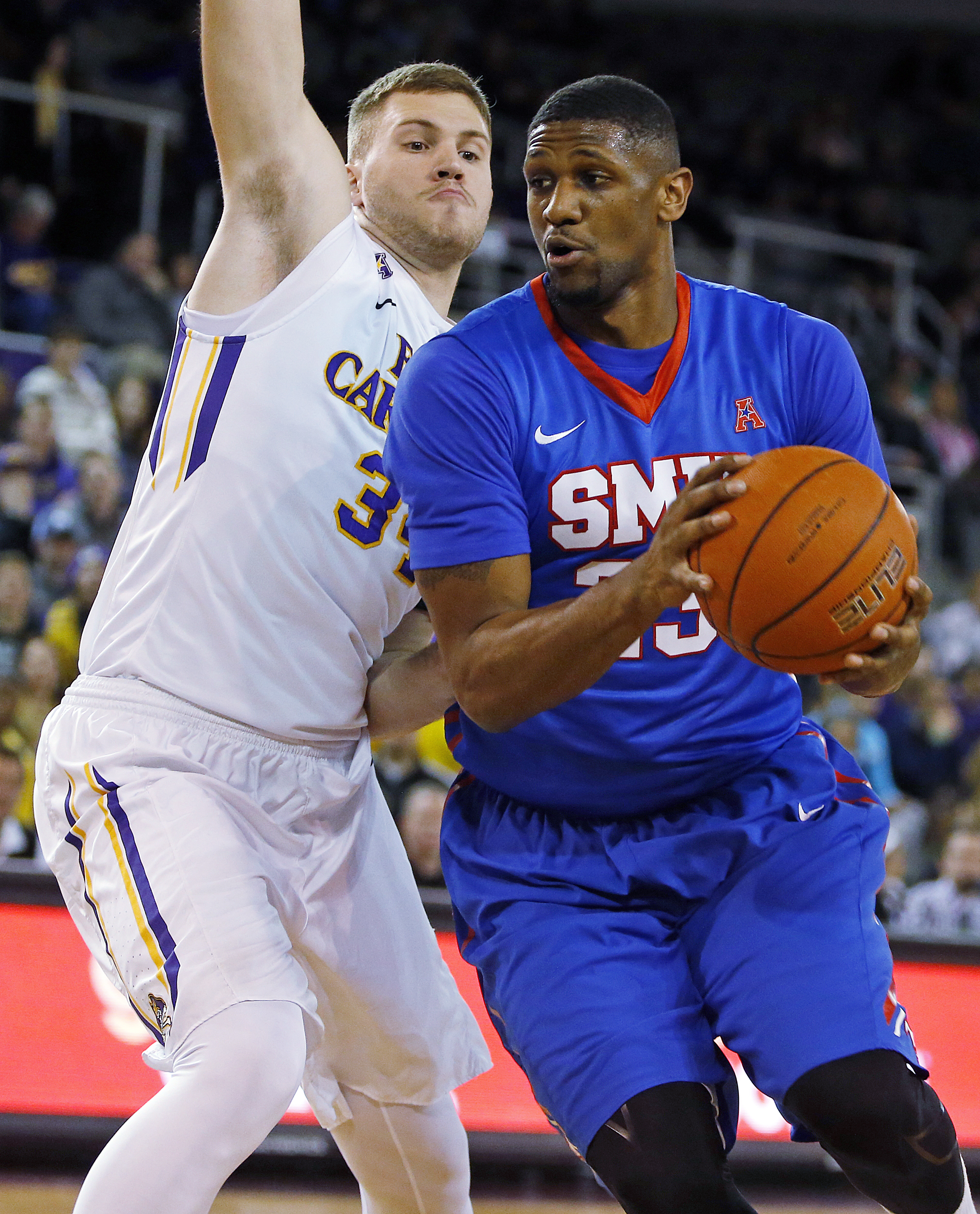 No. 10 SMU stays unbeaten by routing East Carolina 79-55