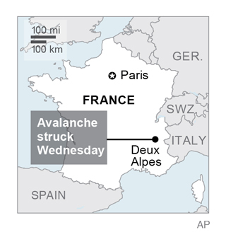 Alps avalanche: Teacher questioned by police in hospital