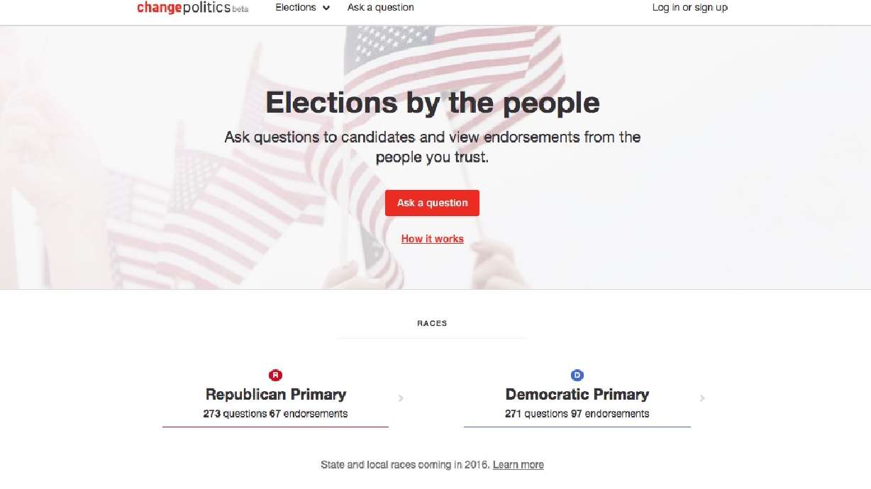 New Change.org site lets you ask political candidates questions