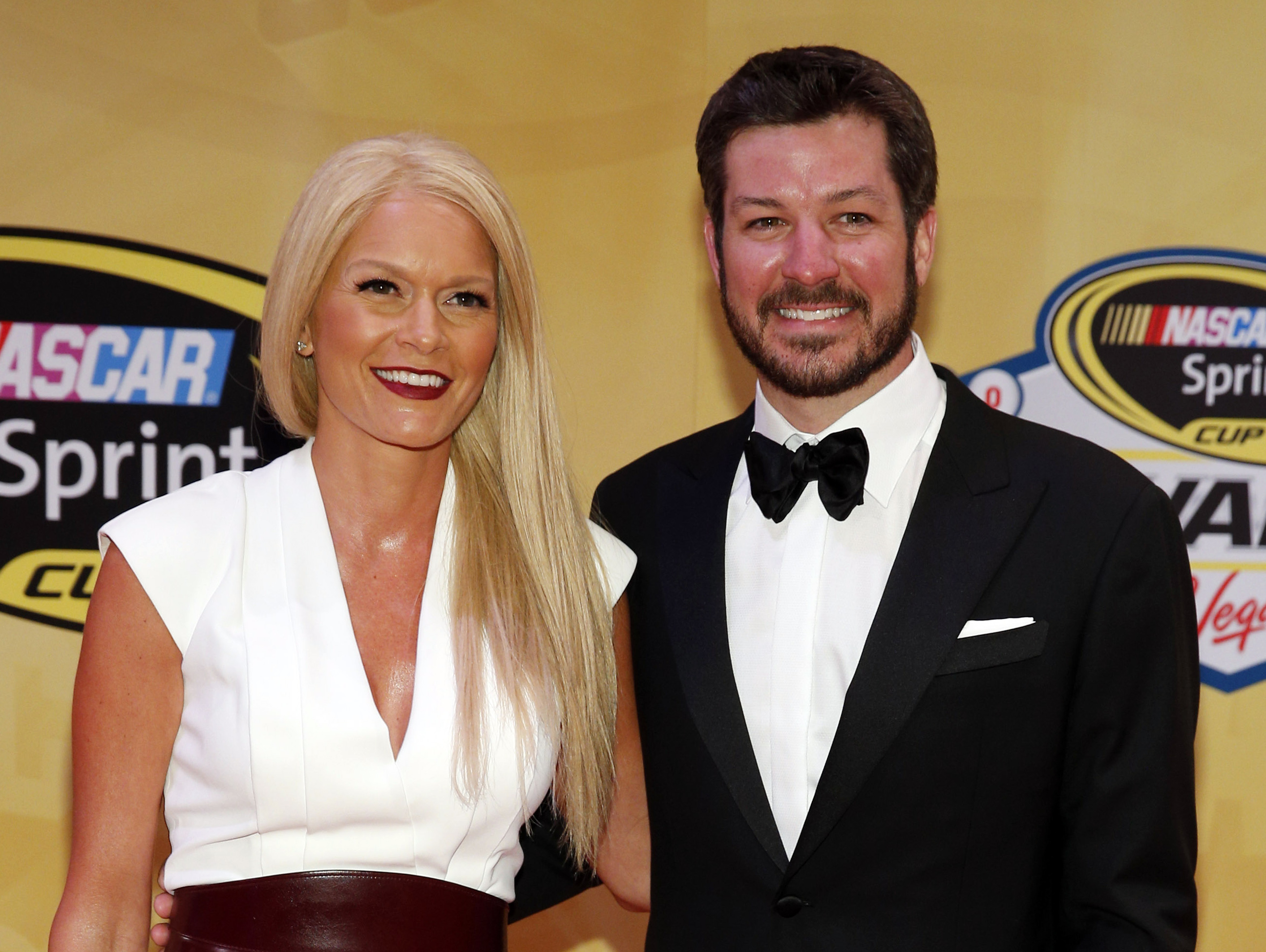 NASCAR's Truex celebrates girlfriend beating ovarian cancer