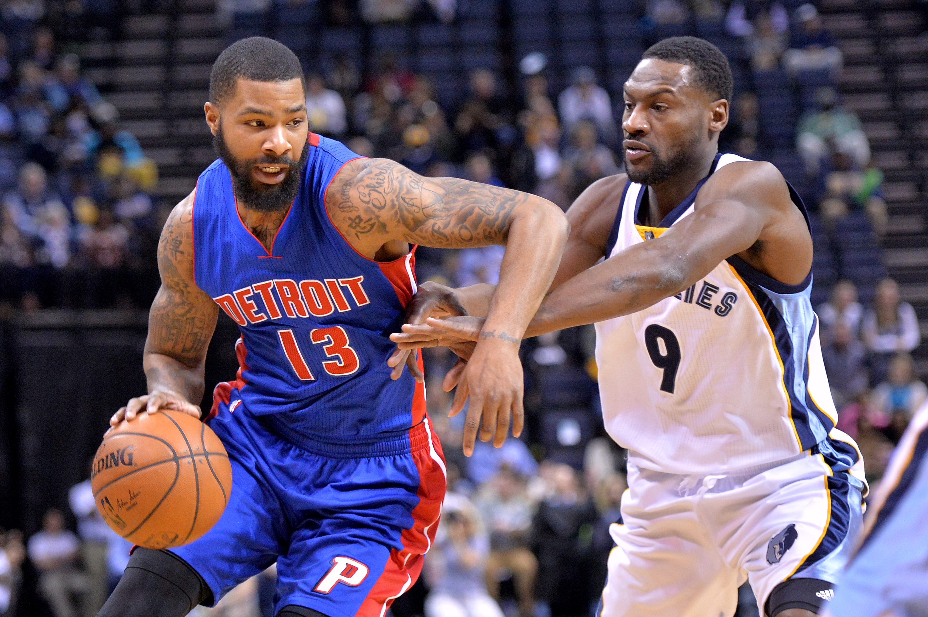Chalmers' leaner lifts Grizzlies over Pistons, 103-101