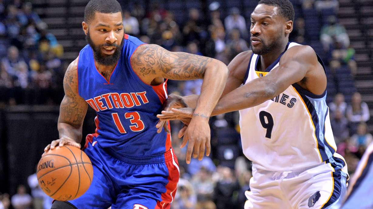 Chalmers' leaner lifts Grizzlies over Pistons, 103-101