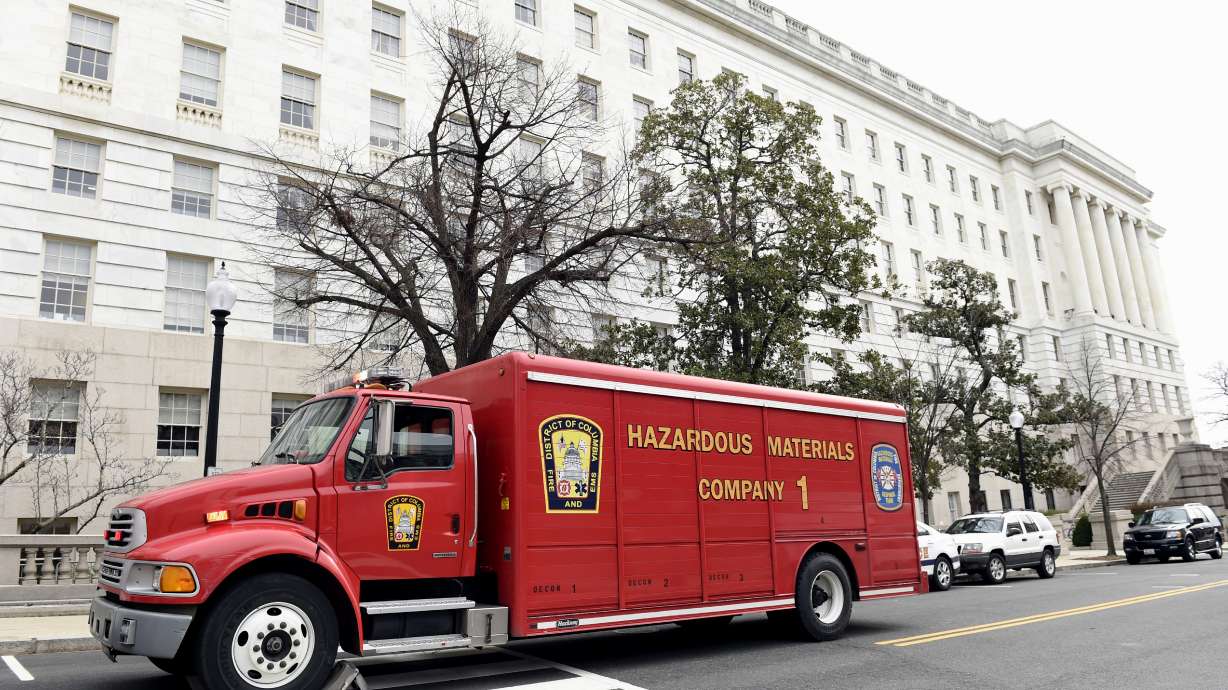 Capitol office building partially cleared over lead fears