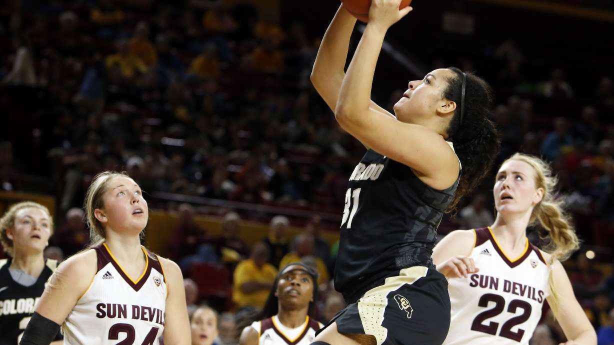 No. 10 Arizona State wins 11th straight, 64-37 over Colorado