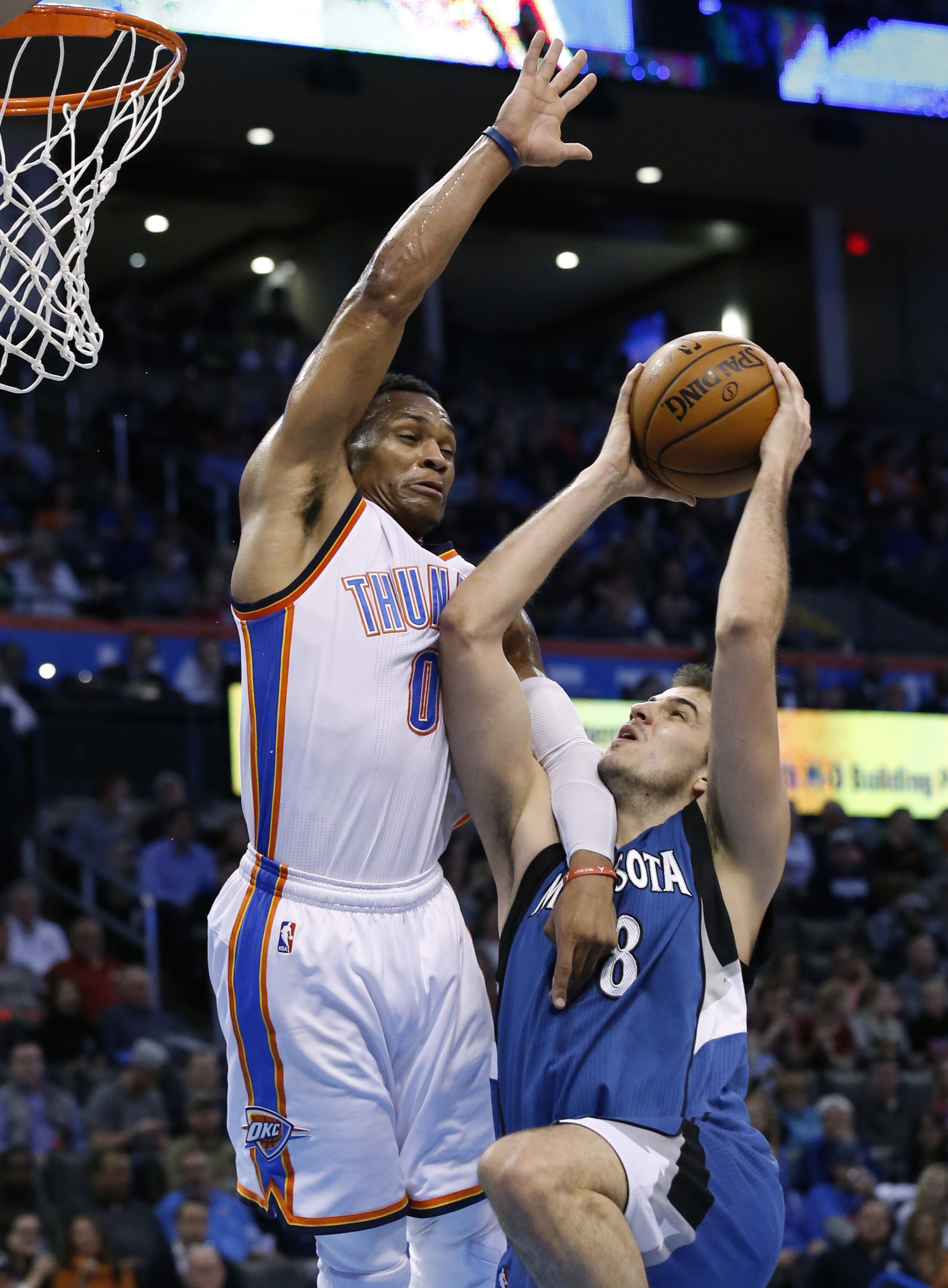 Westbrook's triple-double leads Thunder past Timberwolves