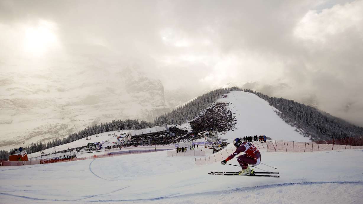 Svindal wins a World Cup downhill, leads overall standings