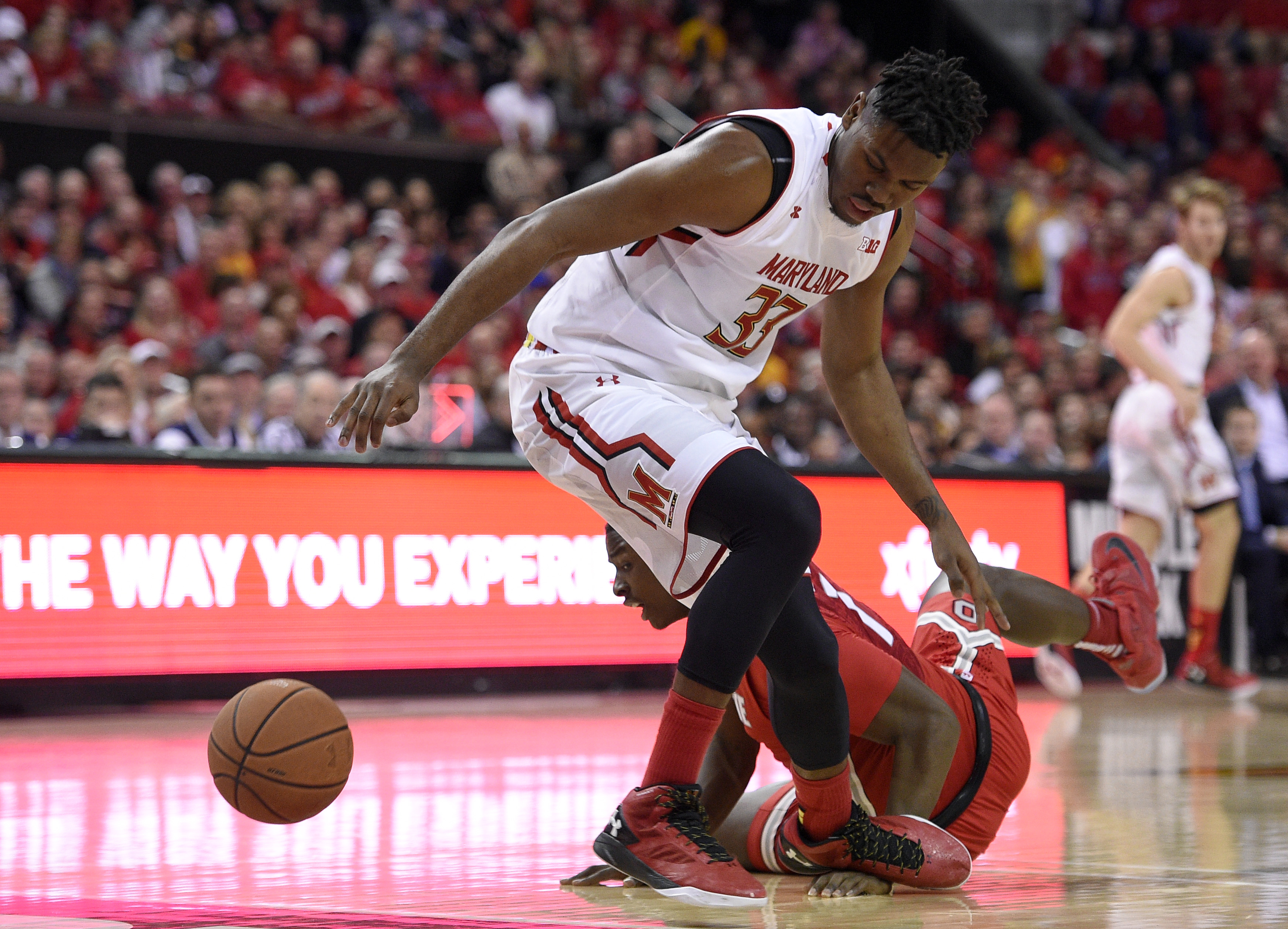No. 3 Maryland cruises to 100-65 win over Ohio State