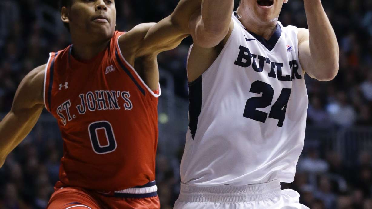 No. 23 Butler uses emotions to put away St. John's 78-58
