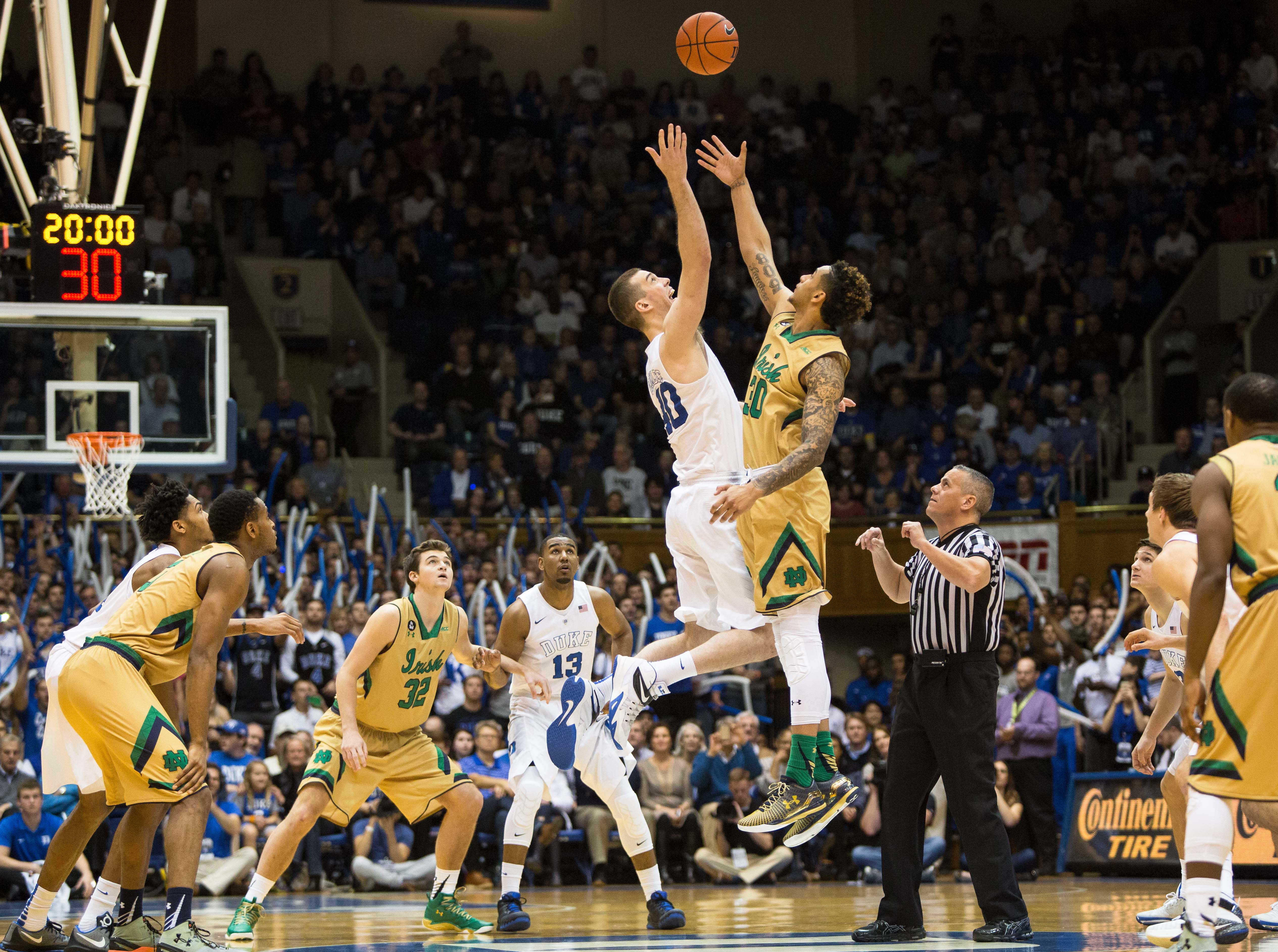 Colson leads Notre Dame past No. 9 Duke, 95-91