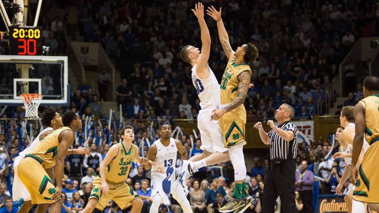 Colson leads Notre Dame past No. 9 Duke, 95-91