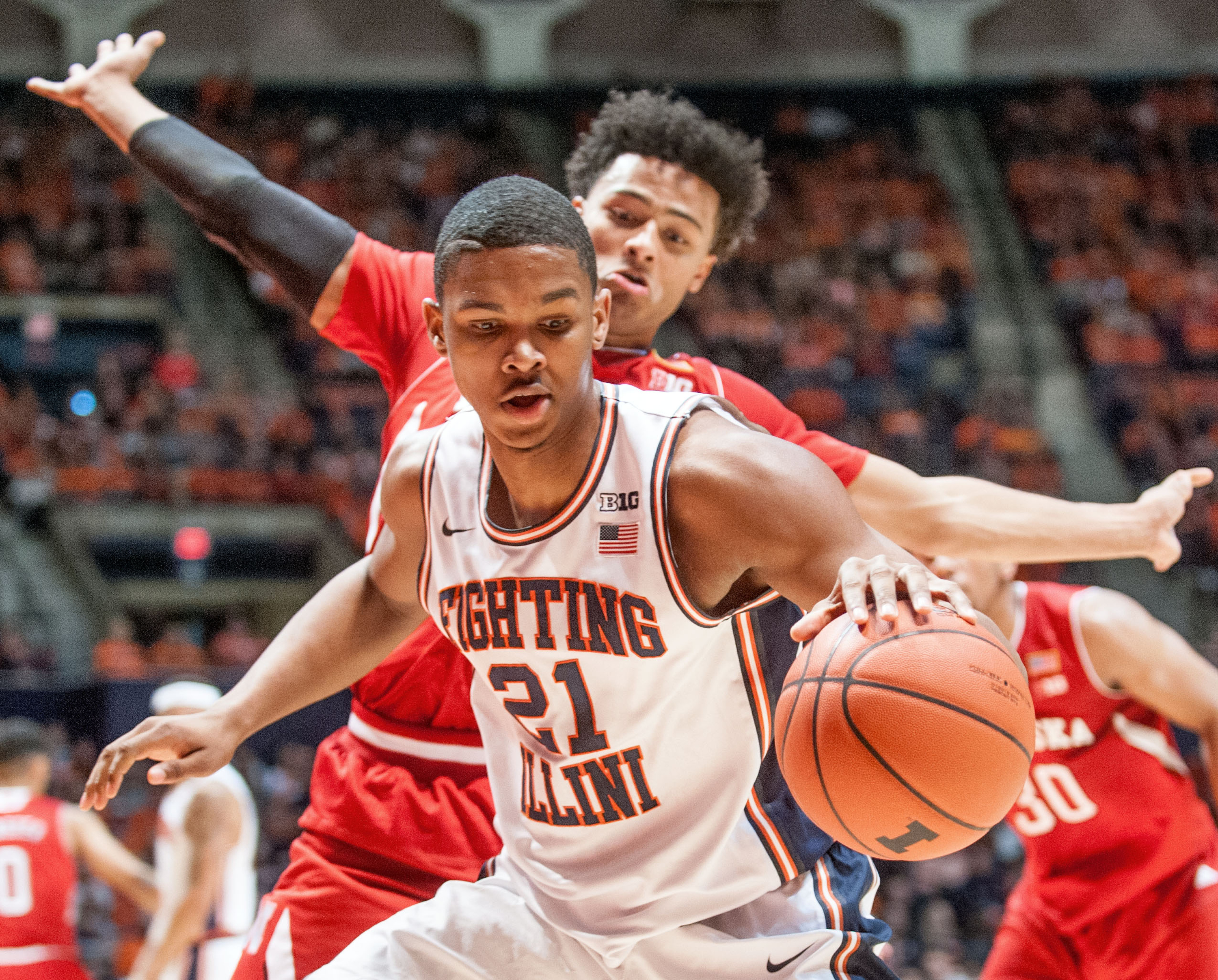 White leads Nebraska past Illinois, 78-67