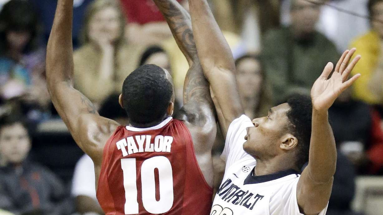 Roberson scores 15 points, Vanderbilt beats Alabama 71-63