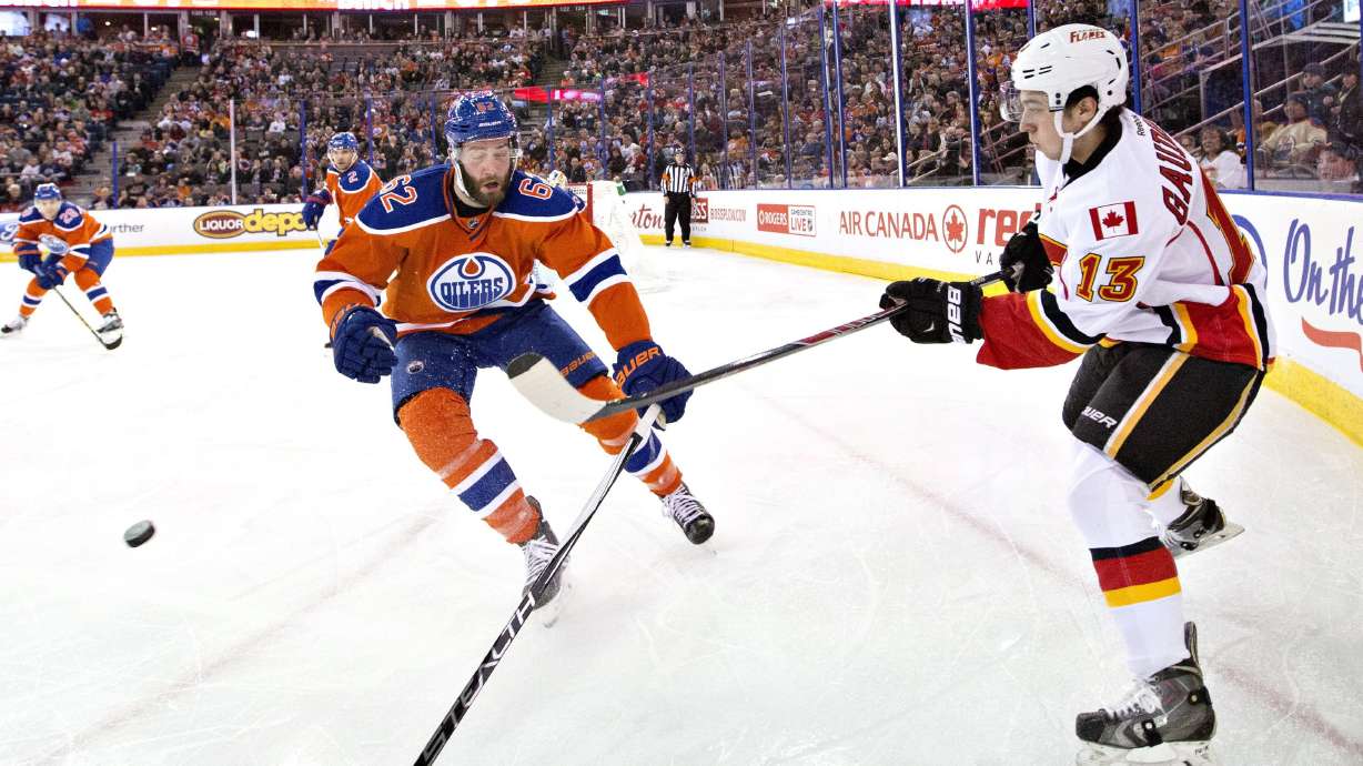Teddy Purcell scores shootout winner, Oilers beat Flames 2-1