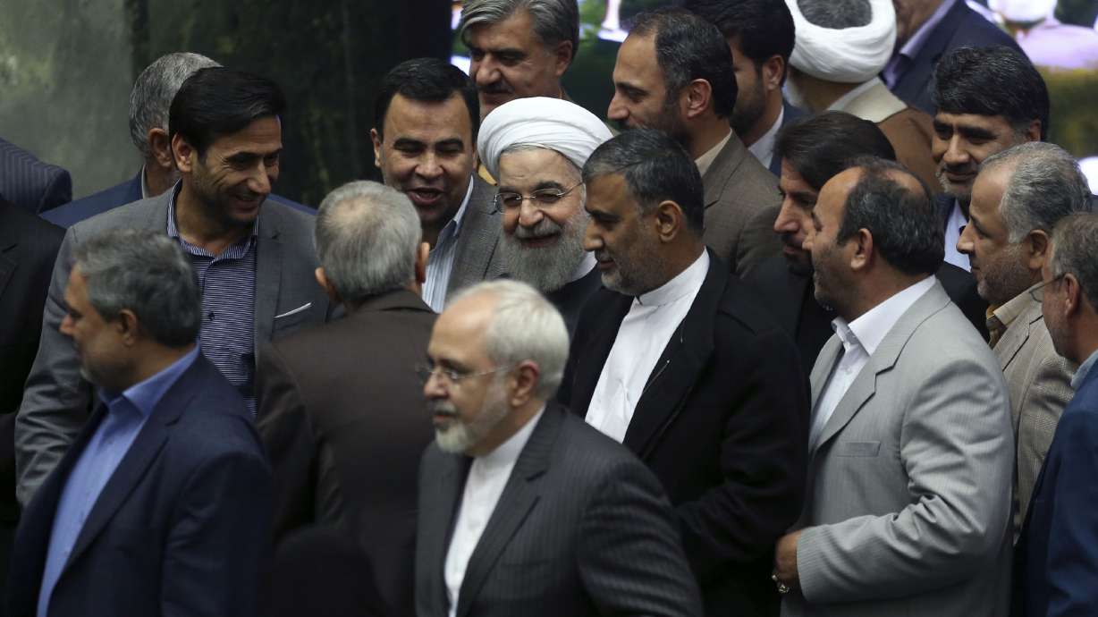 The Latest: Massachusetts man freed from Iran returns home