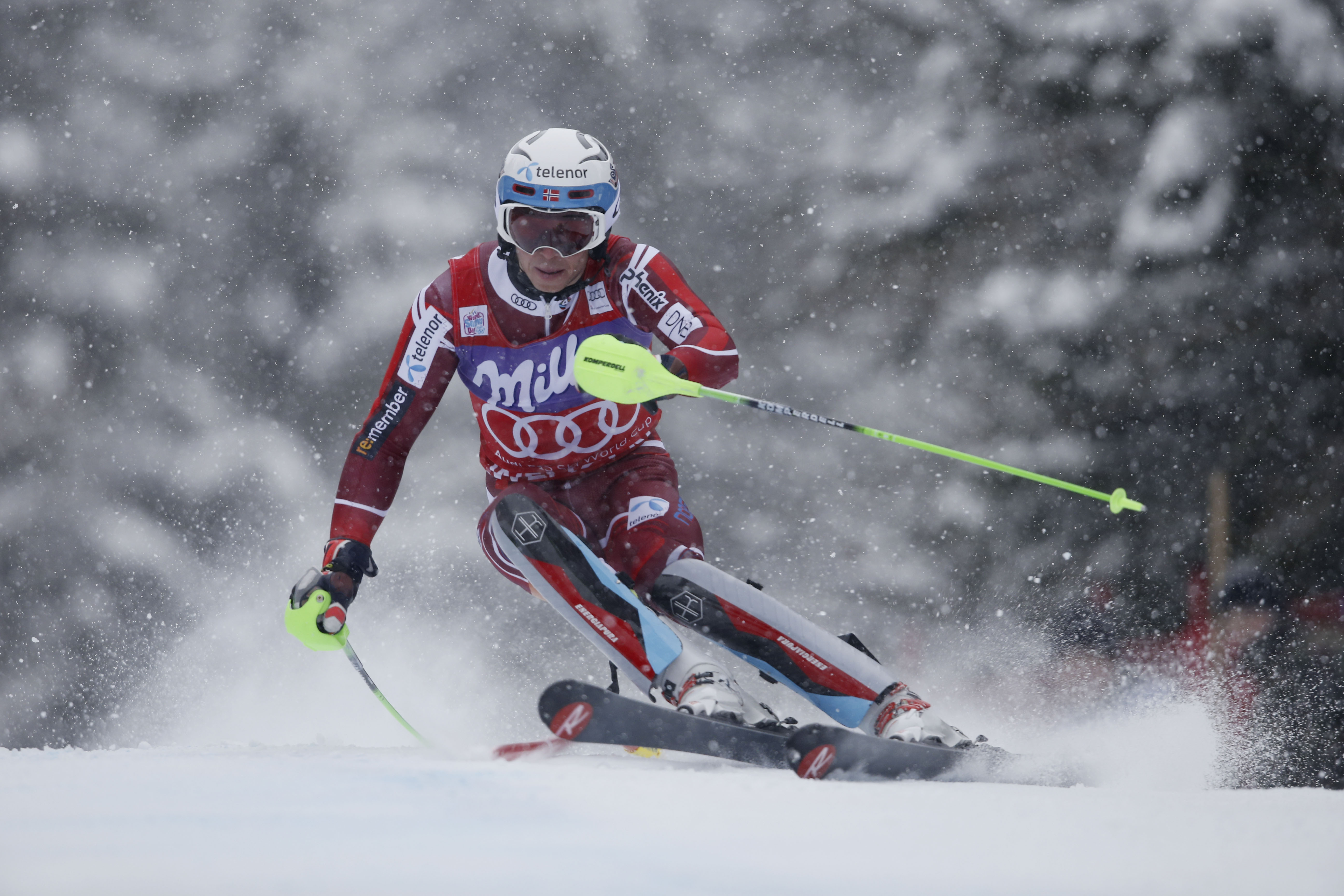 Kristoffersen wins World Cup slalom, completes Norway sweep