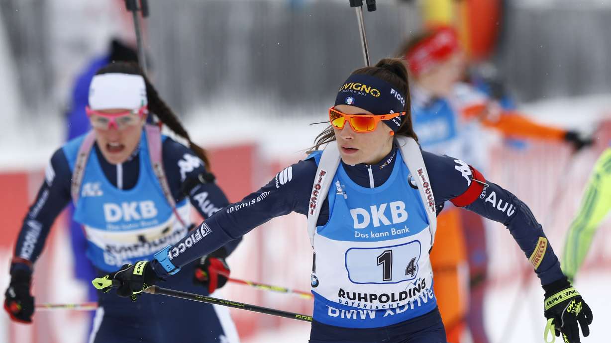 Ukraine holds off Germany to win women's World Cup relay