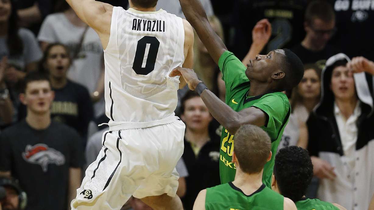 Scott with 17 points, 11 boards; Colorado beats Oregon 91-87