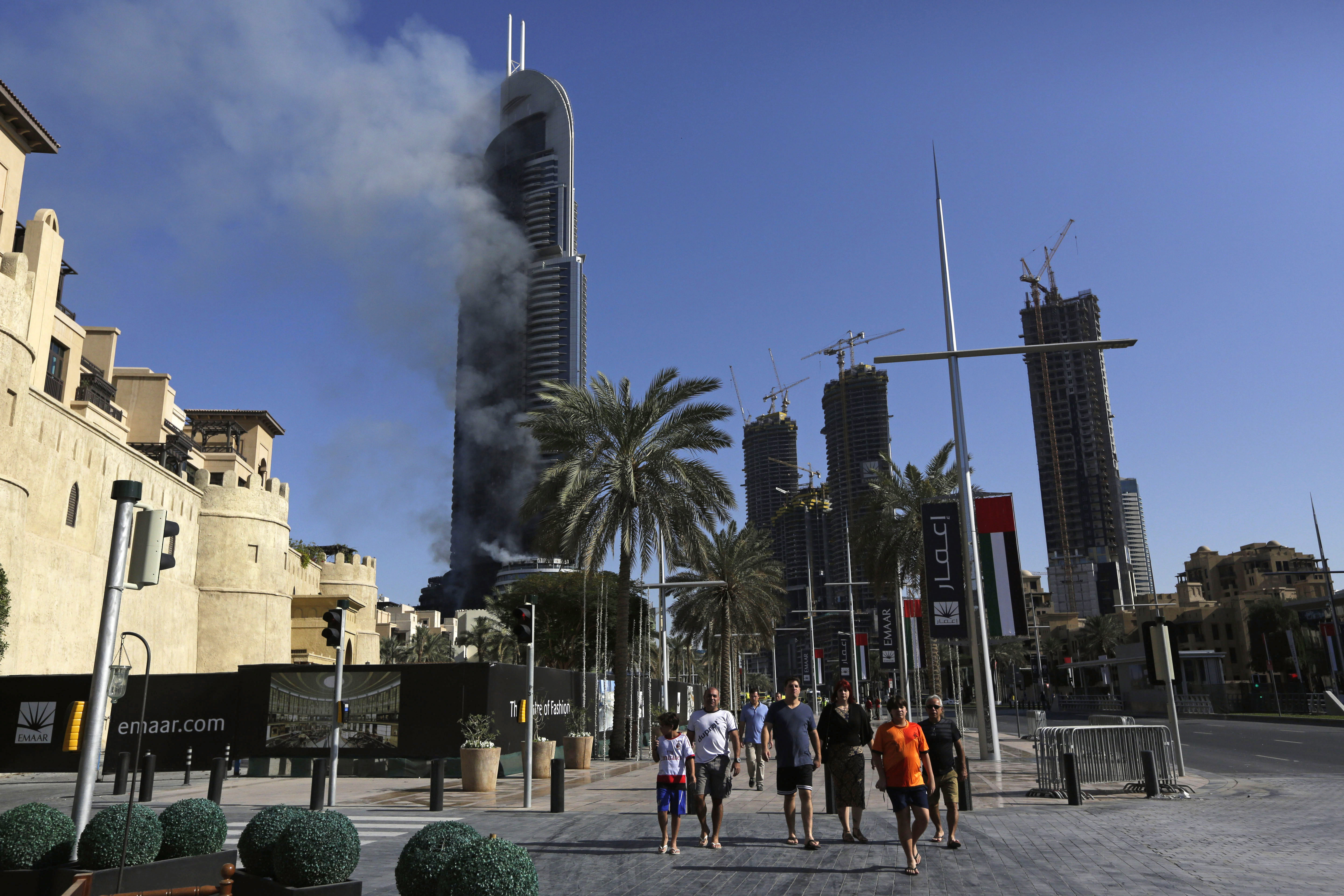 Dubai police: Exposed wiring likely sparked NYE tower fire