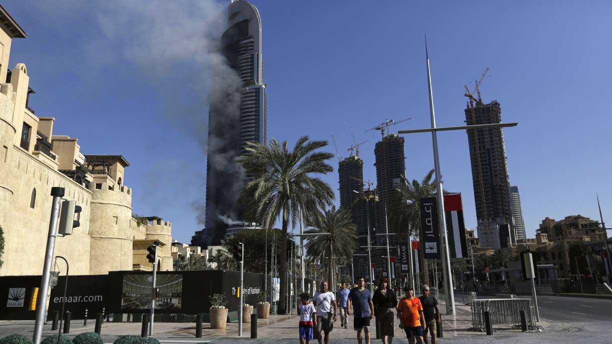 Dubai police: Exposed wiring likely sparked NYE tower fire
