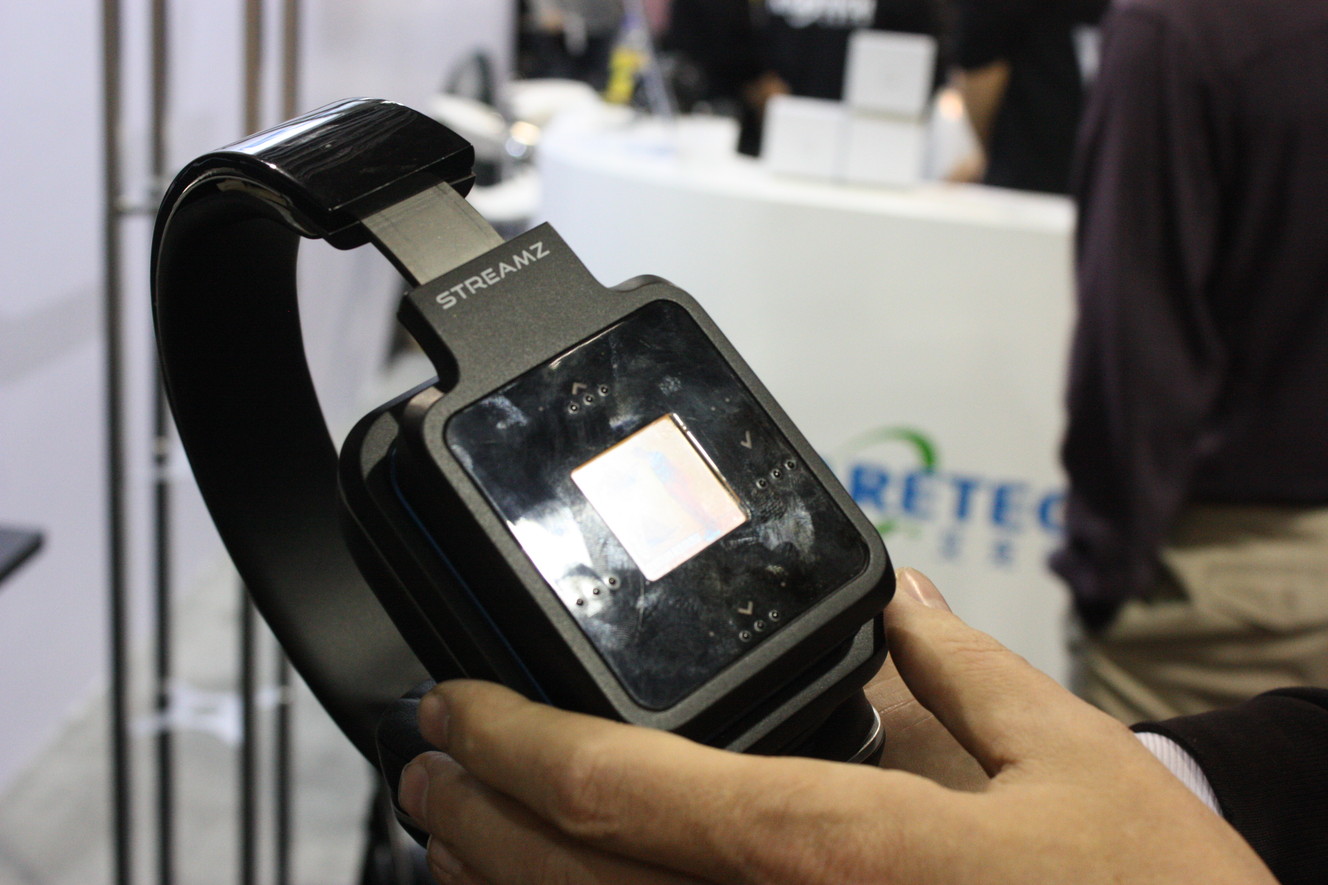 A Streamz prototype was on display at the 2016 Consumer Electronics Show in Las Vegas. (Photo: Natalie Crofts/KSL)