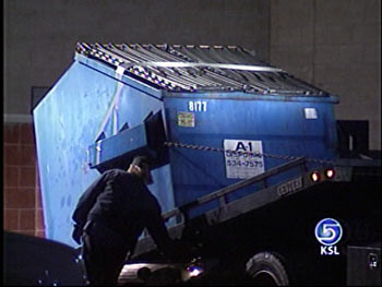 A file photo of the dumpster where Sheree Allen's body was discovered. (Photo: KSL-TV file photo)
