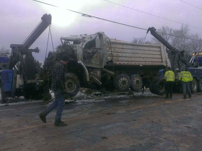 User submitted photos: Car accidents and officer funeral