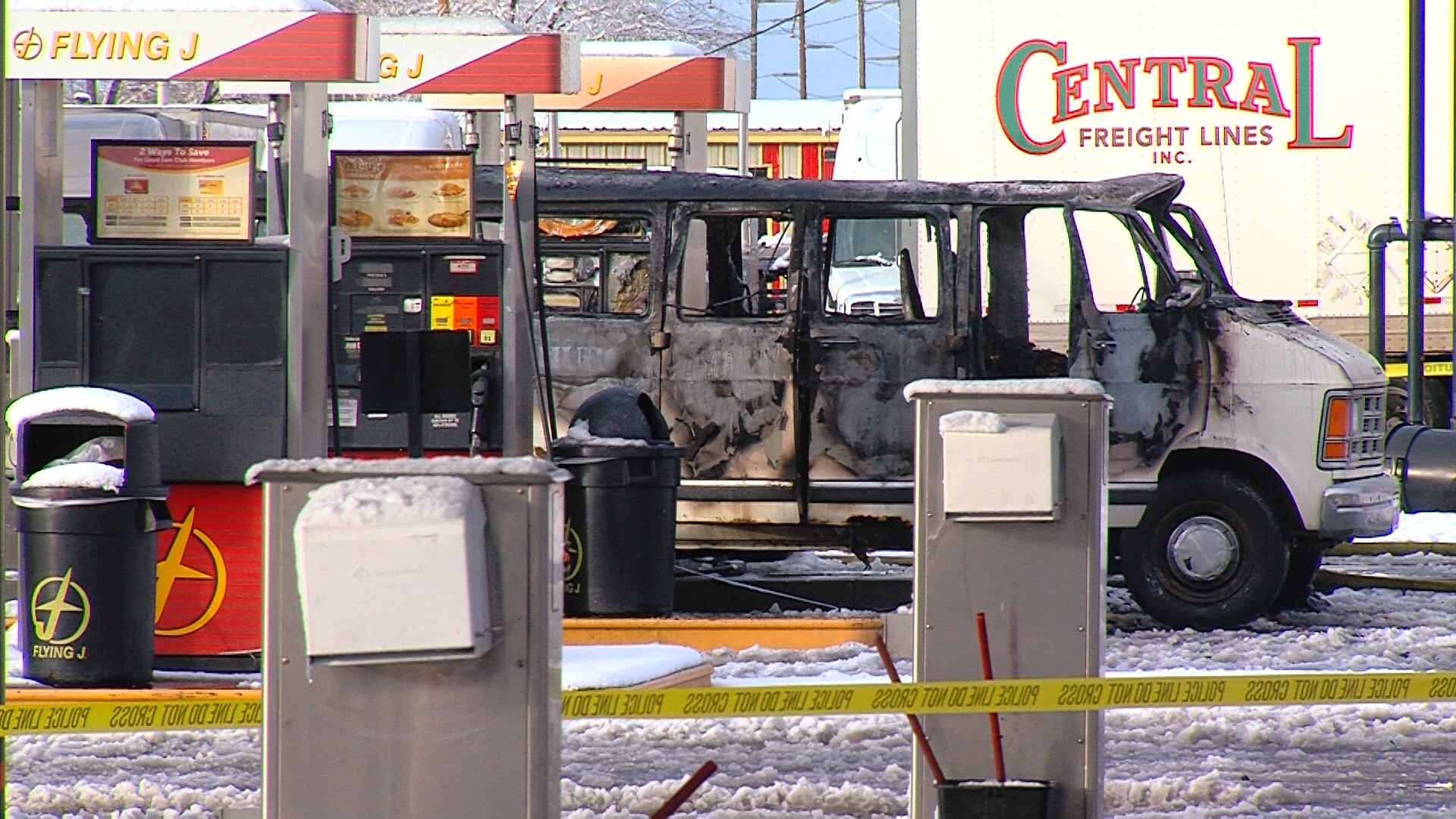 Fire kills man at Flying J