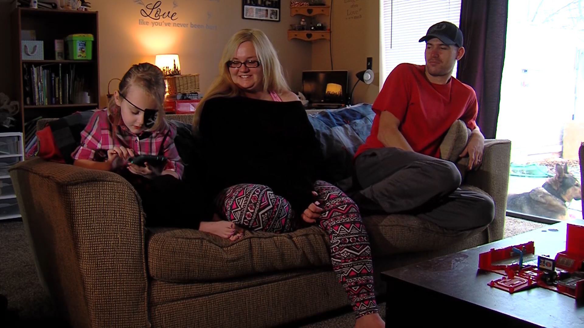 Tayton Timothy returned home from the hospital five weeks after she was injured in a roller skating accident. (Photo: Mike DeBernardo, KSL-TV)