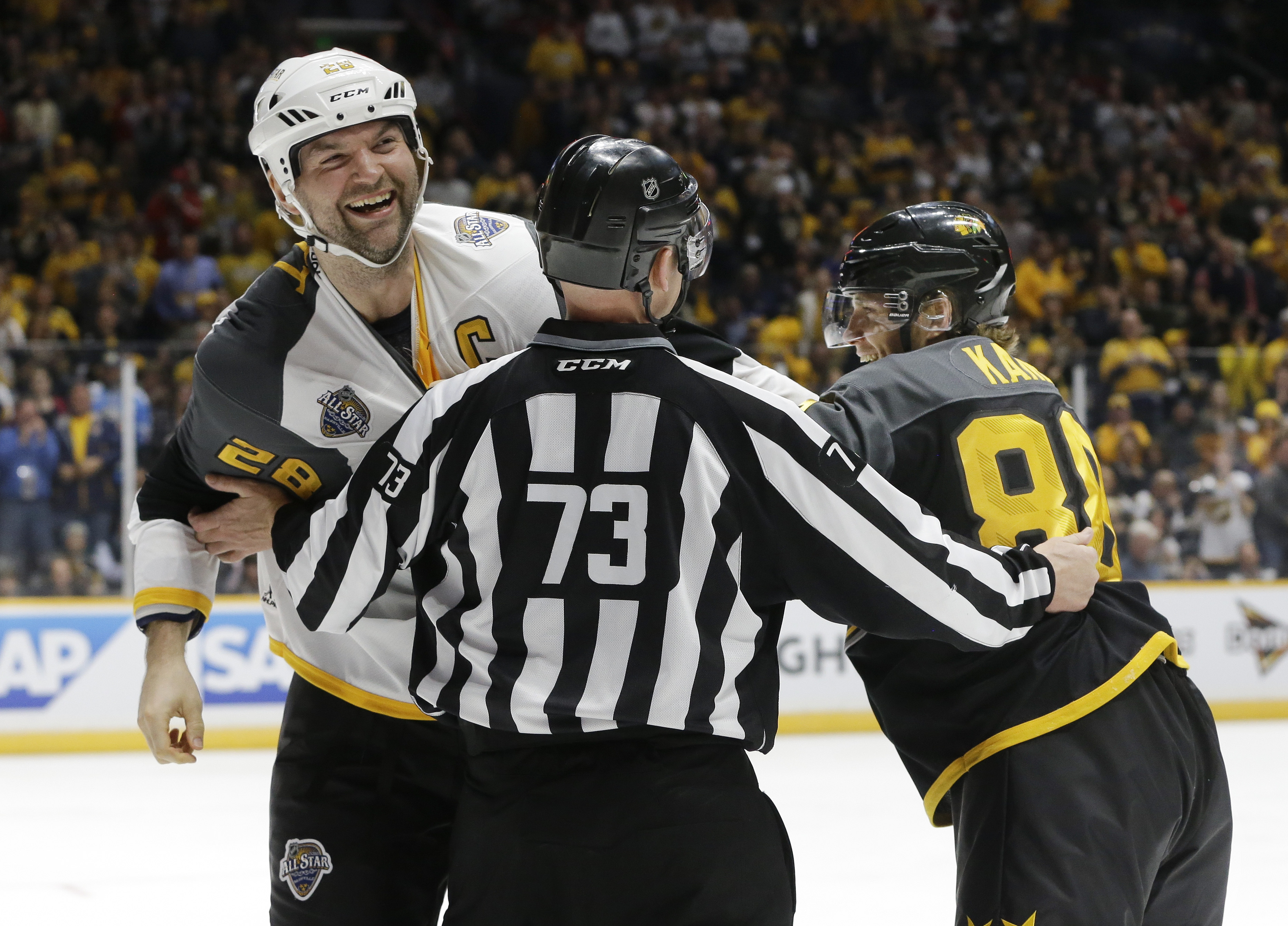 John Scott, fan vote as captain, gets MVP at All-Star Game