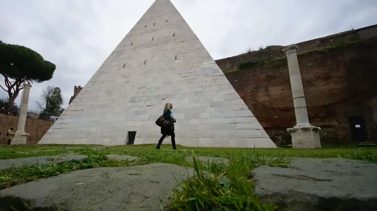 2,000-year-old Rome pyramid getting spotlighted