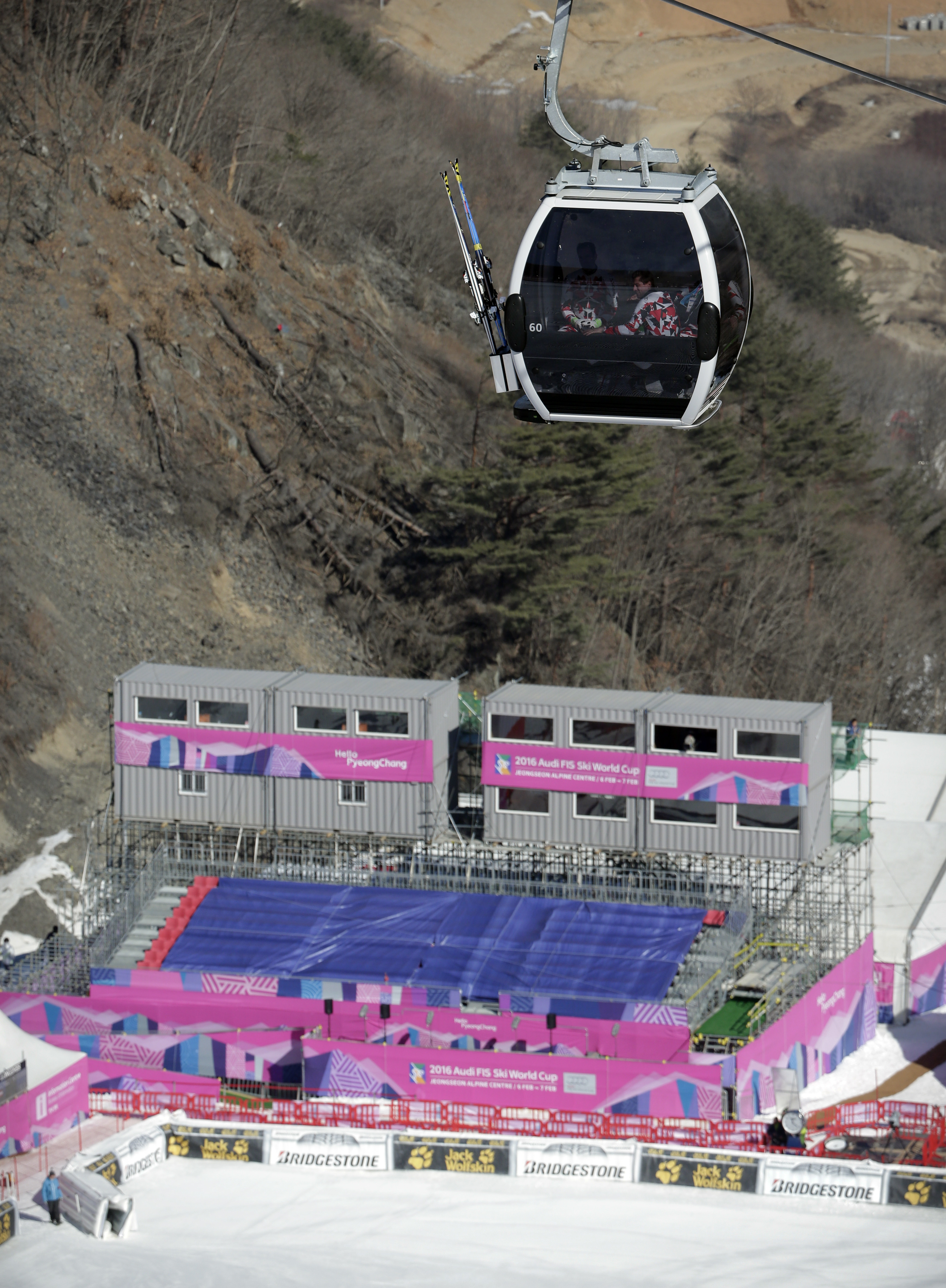 Jansrud leads downhill training at Pyeongchang test event