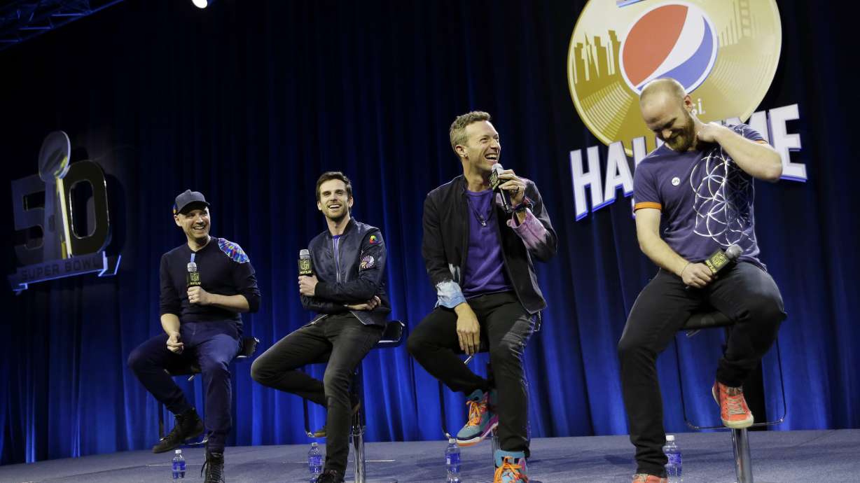 Coldplay to honor past, present and future at Super Bowl