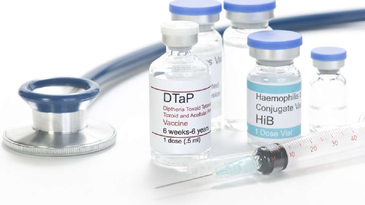The DTaP vaccine, which is used to prevent whooping cough, is pictured. The Bear River Health Department on Wednesday announced a whooping cough outbreak is affecting Cache Valley, with seven cases already confirmed.