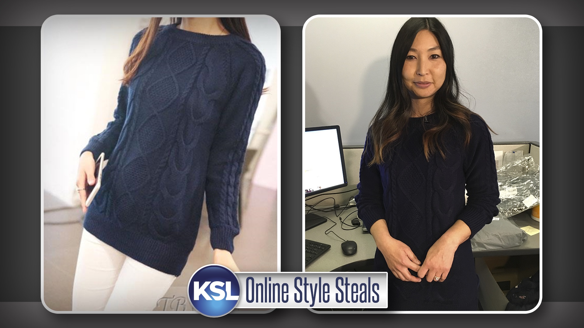 Sandra Yi and her purchase. (Photo: KSL-TV)